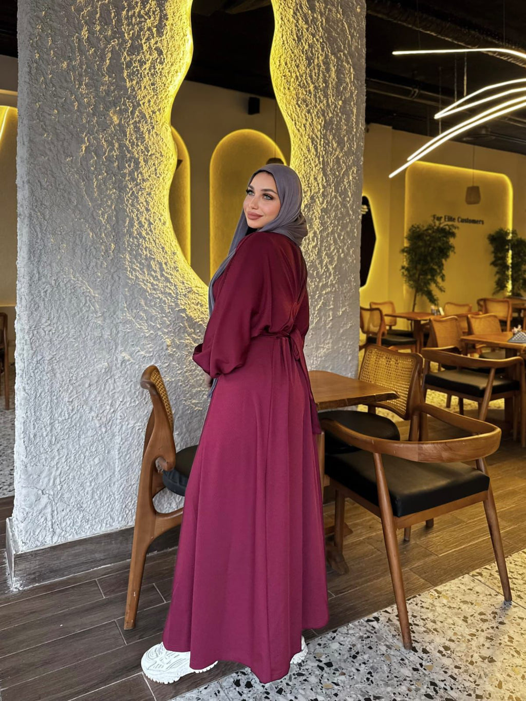 Winter Magic Rib Corsage Dress